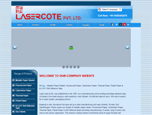 Tablet Screenshot of lasercote.com